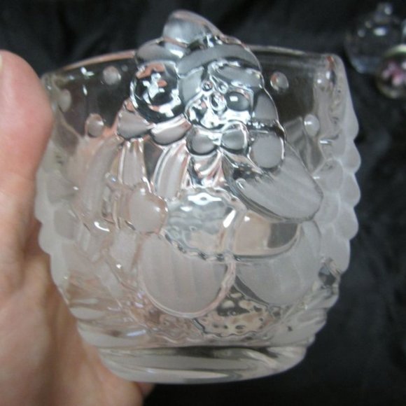 GORHAM CRYSTAL 2004-2010, VOTIVE HOLDER, HOLIDAY TRADITIONS, SNOWY SWEETHEARTS - Picture 5 of 8